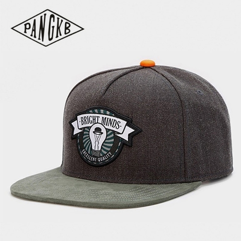PANGKB Brand BRIGHT MINDS CAP fashion gray hip hop Street dance snapback hat for men women adult outdoor casual sun baseball cap ► Photo 1/5