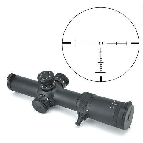 TOTEN 1-8x26 First Focal Plane Riflescope 1/10 MIL 1cm 0.1 MRAD Adjust Reticle Optics 35mm FFP Scope ► Photo 1/1