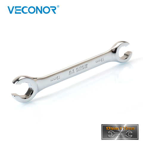 17X19mm Flare Nut Wrench Spanner Oil Pipe Wrench Mirror Polish High Torque Multitools High Quality ► Photo 1/6