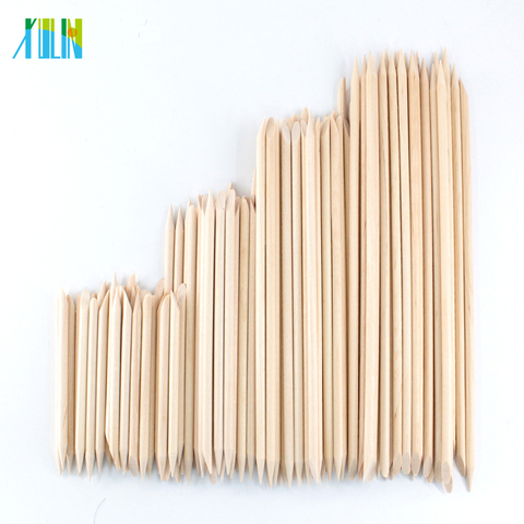 4 different sizes Orange Wood Sticks for Cuticle Pusher Cuticle Remove Tool forks for nails Manicures Tools 10/30/50/100Pcs/Set ► Photo 1/6