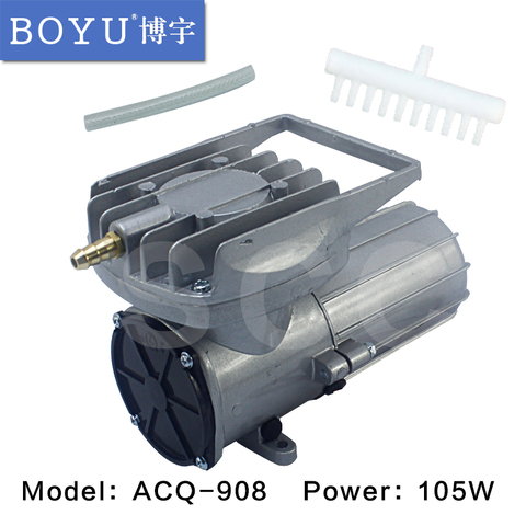 BOYU DC air compressor ACQ-908 permanent magnet DC diaphragm type air compressor DC12V 105W 150L/min.ACQ908 ► Photo 1/6