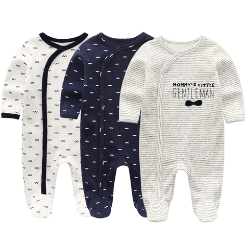 Summer Baby Rompers Spring Newborn Baby Clothes For Girls Boys Long Sleeve ropa bebe Jumpsuit Baby Clothing boy Kids Outfits ► Photo 1/6