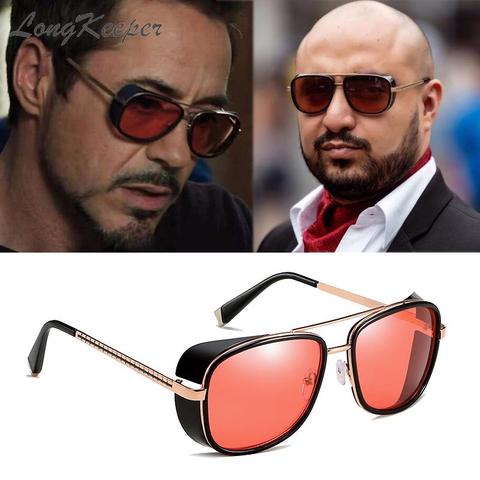LongKeeper Steampunk Goggles Sunglasses Tony Stark Iron Man Gafas