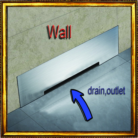 Wall Drainage Large-Traffic Stainless Steel 30cm Bathroom Accessories Shower Floor Drain Big Flow Rate Refuse Nasty Smell ► Photo 1/6