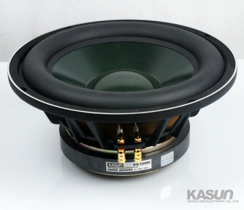 1PCS Kasun KS-10456 10'' Subwoofer Speaker Driver Unit Casting Aluminum Basket Massive Rubber Surround Fs=32Hz 8ohm 250W D260mm ► Photo 1/1