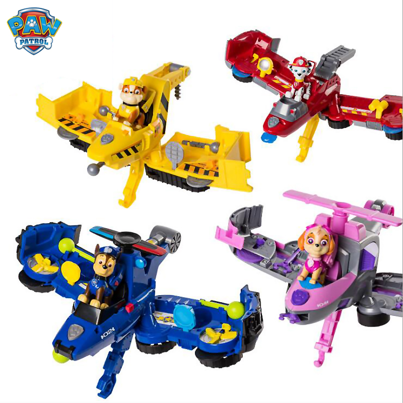 Price history & Review on New Paw Patrol dog Flip Fly Vehicle toys Can Have Fun With This 2-in-1 Vehicle Transforming From Bulldozer to a Kids | AliExpress Seller -