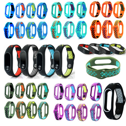 ZUCZUG For Xiaomi Mi Band 2 Bracelet Silicone Strap Colorful Wristband Replacement SmartBand Accessories For Mi Band 2 strap ► Photo 1/1