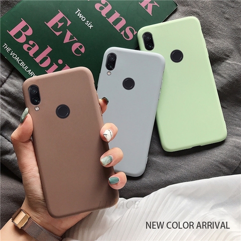 matte silicone phone case on for huawei honor play 8x max 8A 8C view 20 v20 8 9 10 lite 7x 7s 7a 7c pro v10 candy color cover ► Photo 1/6