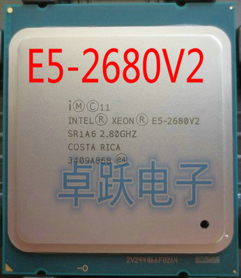 Original Intel E5-2680V2 CPU 2.80GHz 10-core LGA2011 E5-2680V2  E5-2680 V2 Processor free shipping ► Photo 1/1