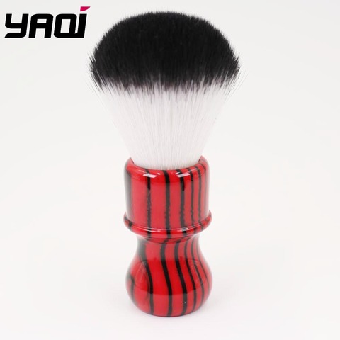 Yaqi Evil Zebra 26mm Knot Black and Red Handle Synthetic Hair Shaving Brush ► Photo 1/6