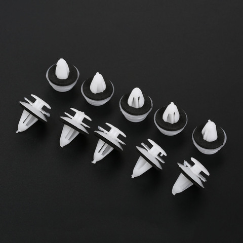 15Pcs Car Door Trim Panel Retainer Clips 9mm Hole Plastic Rivets Automobile Fastener For Nissan Infiniti 80999-VE000 Car-styling ► Photo 1/5