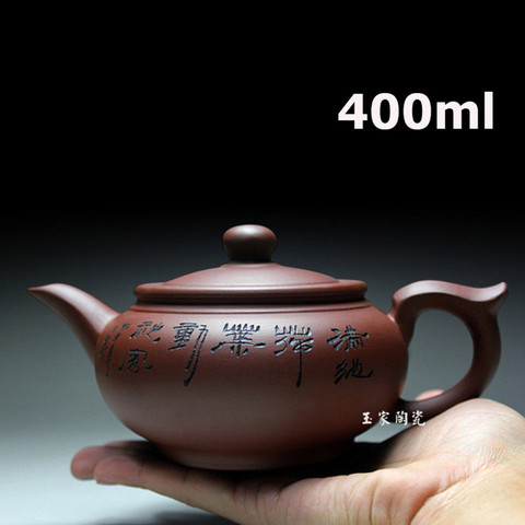 Zisha Yixing Zisha Teapot Tea Pot 400ml Handmade Kung Fu Tea Set Teapots Ceramic Chinese Ceramic Clay Kettle Gift Safe Packaging ► Photo 1/6