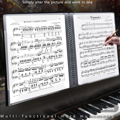 A3 larger multi-layer music folder file plastic paper data bag Filing Products document bag 15 pages ► Photo 1/6