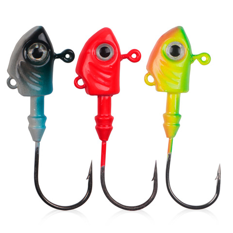 1Pcs Fishing Hooks Lures Fish head lead hook Metal Bait 10g/15g/20g/29g/40g/43g Lead Head Hook Baits Jigging Fishing Accessories ► Photo 1/6