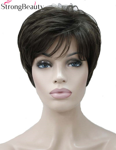 Strong Beauty Synthetic Short Body Wave Wigs 12 Colors Women Hair Natural Wig ► Photo 1/5
