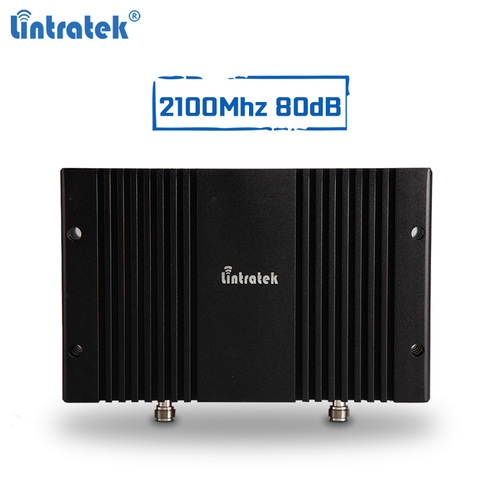 Lintratek 80dBi 3g repeater 2100Mhz cellular signal booster 3g 2g mobile signal amplifier AGC MGC with LCD display tele 2 #6.1 ► Photo 1/5