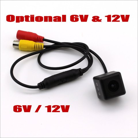 5V 6V 12V Car Camera Head Without Holder, Video Power Wires / HD Reverse Backup Rear View Parking Camera ► Photo 1/4