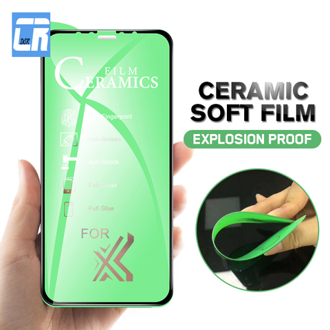 Explosion Proof Soft Ceramic Film for iPhone 7 8 6 6S Plus Anti fingerprint Matte Film for iPhone X XS MAX XR Screen Protector ► Photo 1/6