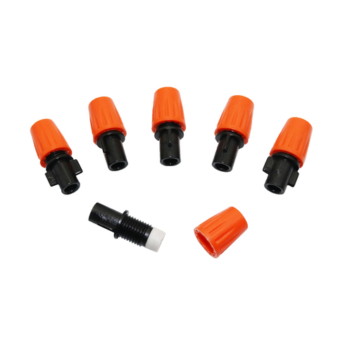 6pcs Atomizing Spray Nozzle, Spray Cooling Humidifier Nozzle Orange Sprayer Garden Irrigation System Gardening Accessories ► Photo 1/6