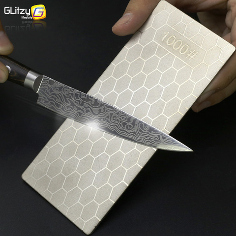 Diamond Knife Sharpening Stone 400# 1000# 600# Knife Sharpener Ultra-thin Honeycomb Surface Whetstone Grindstone Cutter Tool Set ► Photo 1/6