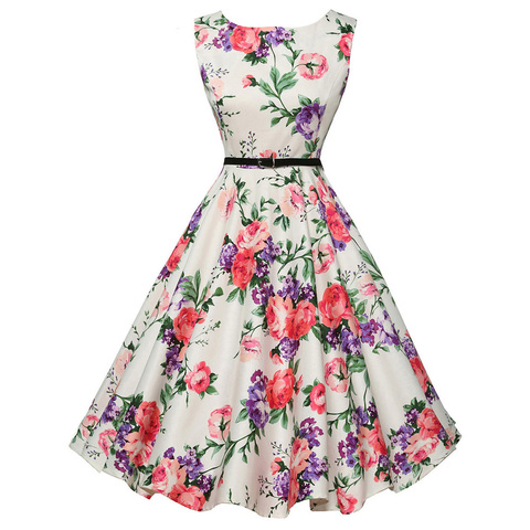 Women Summer Dress 2022 Ladies Floral Retro Vintage Dresses 50s 60s Casual Party Robe Rockabilly Dress Plus Size Vestidos mujer - Price history & Review | AliExpress Seller - Beaut Shadow Store | Alitools.io Women Summer Dress 2022 Ladies Floral Retro Vintage Dresses 50s 60s Casual Party Robe Rockabilly Dress Plus Size Vestidos mujer - Price history & Review | AliExpress Seller - Beaut Shadow Store | Alitools.io
