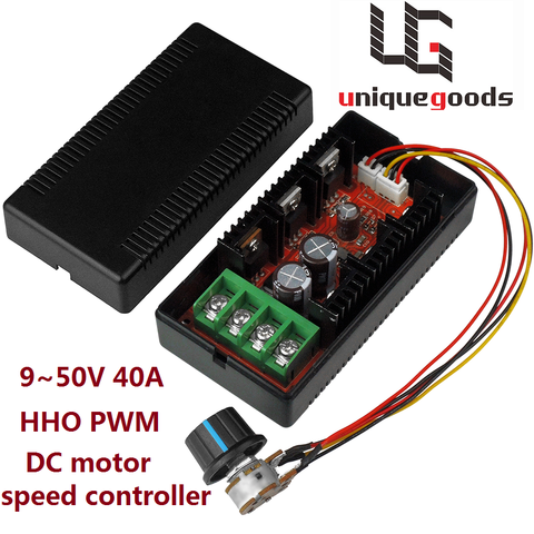 DC Motor Speed Control PWM HHO RC-Controller 10-50V 40A 2000W MAX