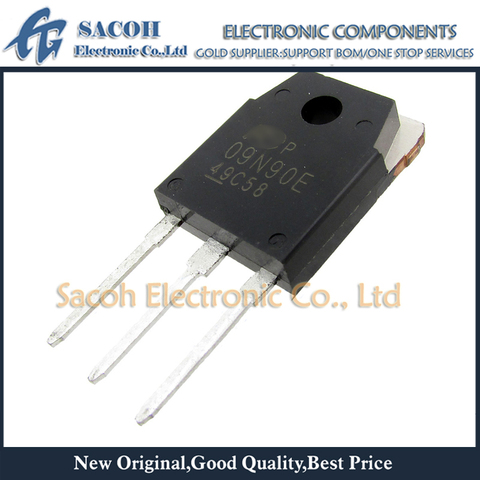 Free Shipping 10Pcs FMH09N90E 09N90E 09N90G TO-3P 9A 900V Power MOSFET Transistor ► Photo 1/6
