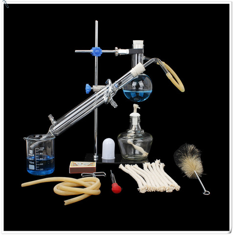 Home DIY Small Distillation Device Kit Chemical Experiment Equipment For Oil extracting And Flower Water production ► Photo 1/5