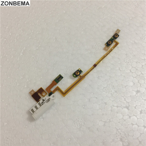 ZONBEMA Original New Power Volumn  Audio Jack Flex Cable For iPod Nano 6 7 6th 7th Gen White Repair Parts Wholesale ► Photo 1/2