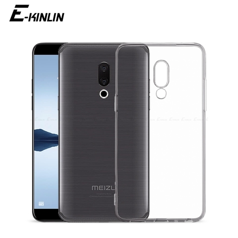 Clear Silicone Phone Case For Meizu M8 M6T M6s M6 M5c M5s Note 9 X8 Pro 8 7 6 17 16T 15 Lite 16th Plus 16S 16Xs 16 X TPU Cover ► Photo 1/6
