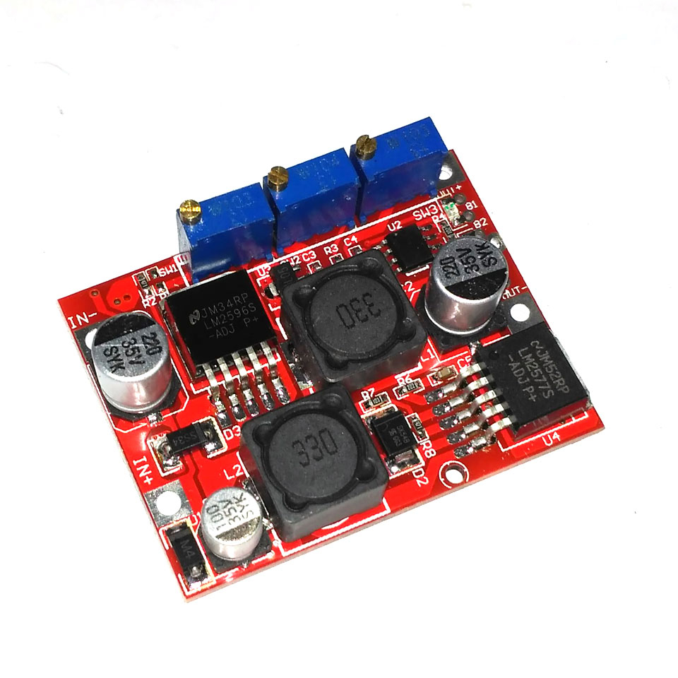 DC-DC Boost buck Voltage Converter LM2577S LM2596S Power Step Up Down Module 