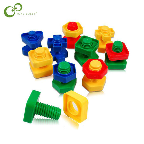 5 Sets Screw blockss plastic toys children toys stitching nuts dismantling puzzle brain combination toys LYQ ► Photo 1/4