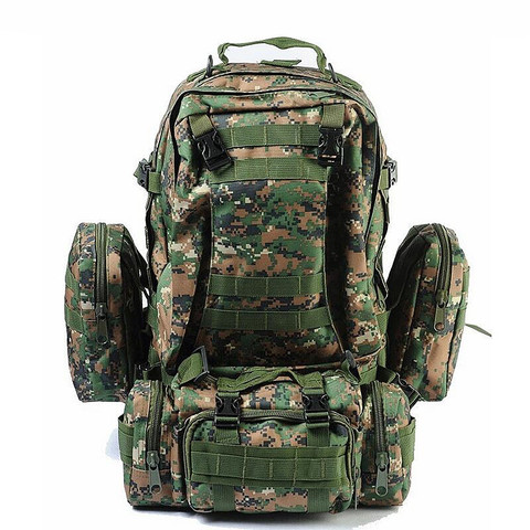 High Quality 50L Large Capacity Bagpack Molle Military Backpack Multifunctional Waterproof Men Backpack Rucksack Bag For Travel ► Photo 1/6