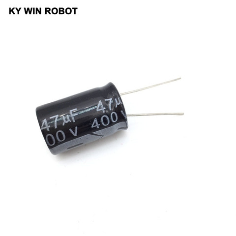10pcs/bag 16 * 25mm 400V / 47UF electrolytic capacitor ► Photo 1/5