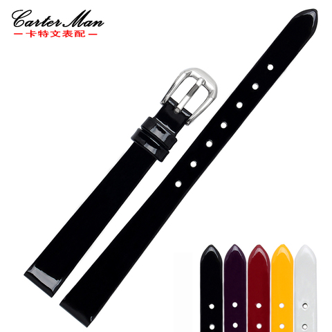 New High quality 6mm 8mm 10mm Genuine leather small size watchband watch strap for Fossi Women's Bracelet ► Photo 1/5