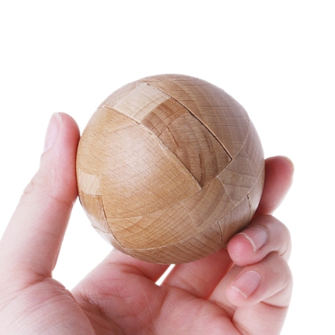 Wooden Puzzle Magic Ball Intelligence Game Brain Teasers Toy Adults Kids Toy Games and Puzzles Toy Child Gift ► Photo 1/6