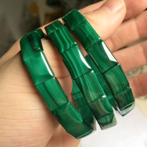 Natural malachite stone beads braclet natural GEM stone bracelet for woman for gift  wholesale ! ► Photo 1/6