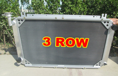 56mm 3 rows FOR NISSAN PATROL GQ SAFARI 2.8 & 4.2LT DIESEL Y60 aluminum radiator ► Photo 1/6