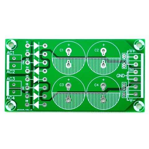 (10 pcs/lot ) al Bridge Dual Polarity Unregulated Power Supply PCB. ► Photo 1/4