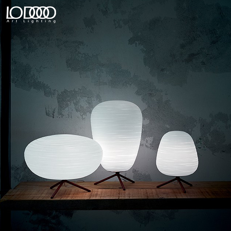 Lodooo E27 Modern Table Lamp, Contemporary Table Lamps For Living Room