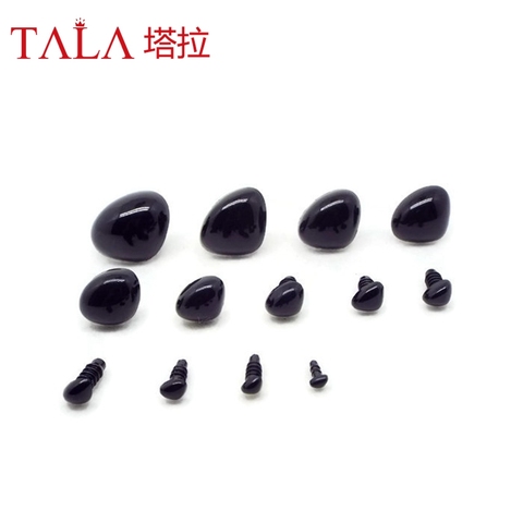 50pcs 4.5mm-26mm Black Plastic Safety Noses For Toy Come With Plastic Washers Free Shipping ► Photo 1/6