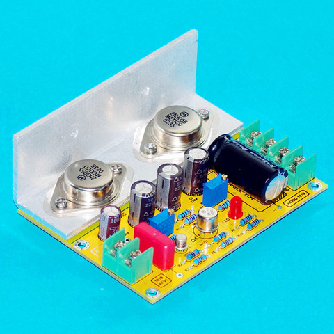 1969 Class A power amplifier board 2N3055 Gold Sealed Transistors Mirror design amplifier board ► Photo 1/1