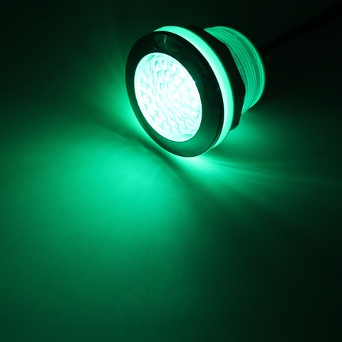 waterproof RGB underwater jaccuzzi LED bathtub light LED hot tub lamp hole size 53-55-60-64mm LED Spa light 4-pins cable ► Photo 1/6