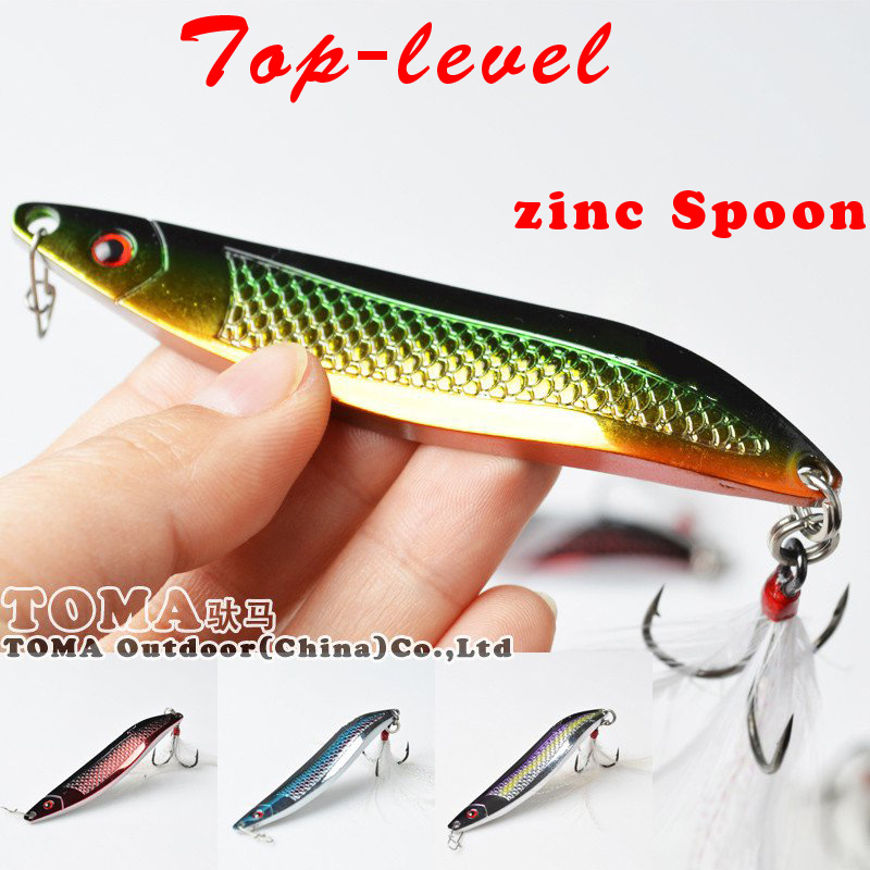 Top-level 18g 25g colorful zinc Spoon Metal Lures Fishing Lures Brand Hard  Bait Fresh Water Bass Walleye Crappie Fishing Tackle - Price history &  Review, AliExpress Seller - ToMa Official Store