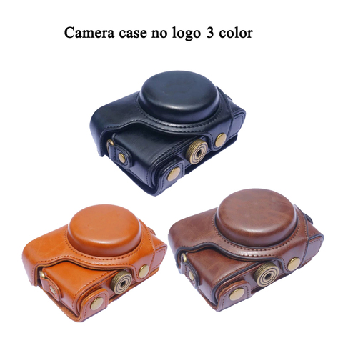New PU Leather Camera Case For Sony RX100 RX100 II III RX100 IV V RX100 VI camera Bag Cover with strap ► Photo 1/6