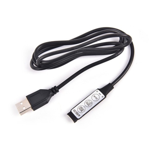 LED RGB strip lights USB Controller cable line 50cm DC 5V Led