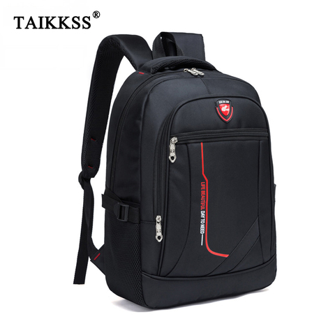 New Men Multifunctional Large Backpacks Capacity Student Bag Casual school Men's Backpack Fashion Male Travel Oxford Man's Bags ► Photo 1/6