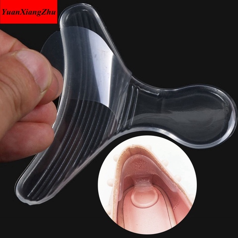 1 Pair Soft Silicone Insert Heel Liner Grips Silicone Gel Heel Protector High Heel Comfort Pads Feet Care Accessories ► Photo 1/6