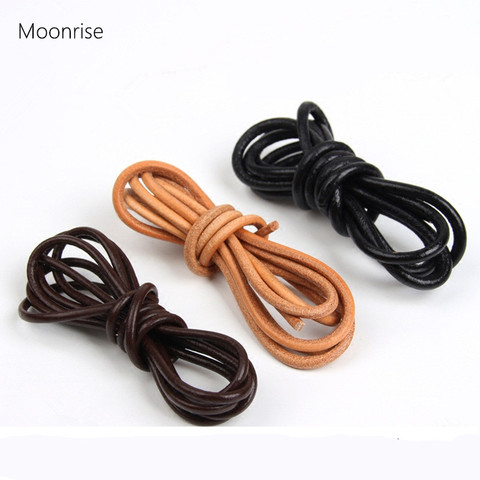 3M Multi-size Round Leather Cords Rope String Cord For Jewelry Making Bracelet Necklace Beading DIY Jewelry Accessories HK015 ► Photo 1/6