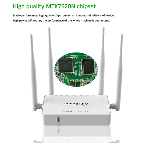 Original WE1626 Wireless WiFi Router For 3G 4G USB Modem With 4 External Antennas 802.11g 300Mbps openWRT/Omni II Access Point ► Photo 1/6